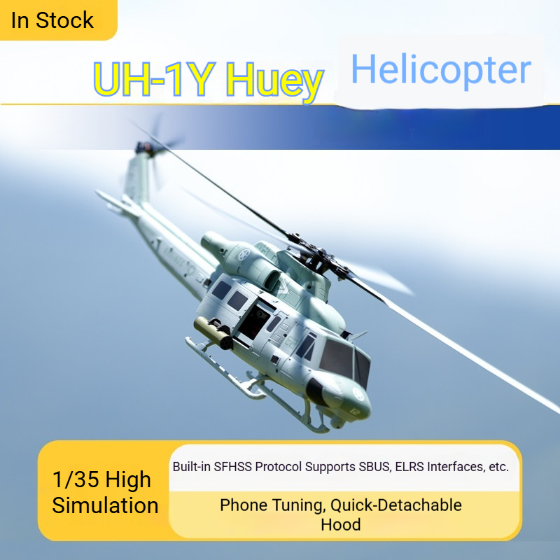 Rc Hobby Experts - GOOSKY RCヘリコプター UH-1Y ベノム・ヘイ E2 3Dスタントシミュレーションスケールミリタリーモデル