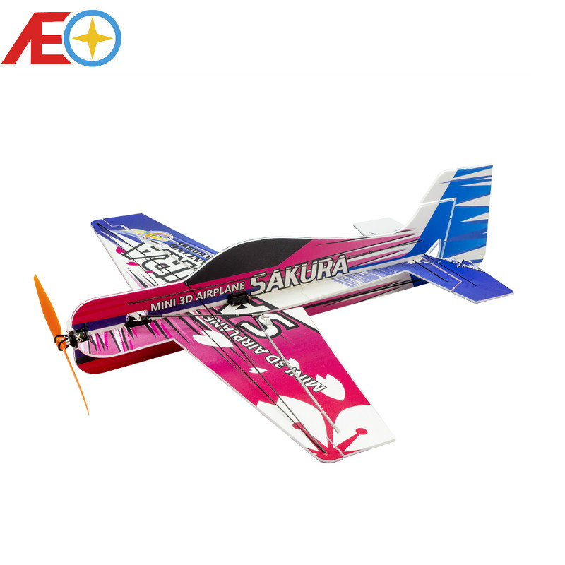 Rc Hobby Experts - AEORC E211 SAKURA マイクロ3D室内飛行機キット - 最軽量PPマジックボードRC飛行機モデルホビー玩具フォームRC飛行機リモートコントロール