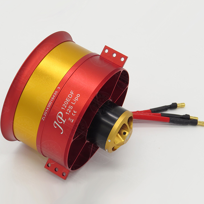 Jp Hobby-Rc - JPホビー 120mm 時計回り/反時計回り回転 アルミ合金EDF 12Sブラシレスモーター付き RC模型飛行機用