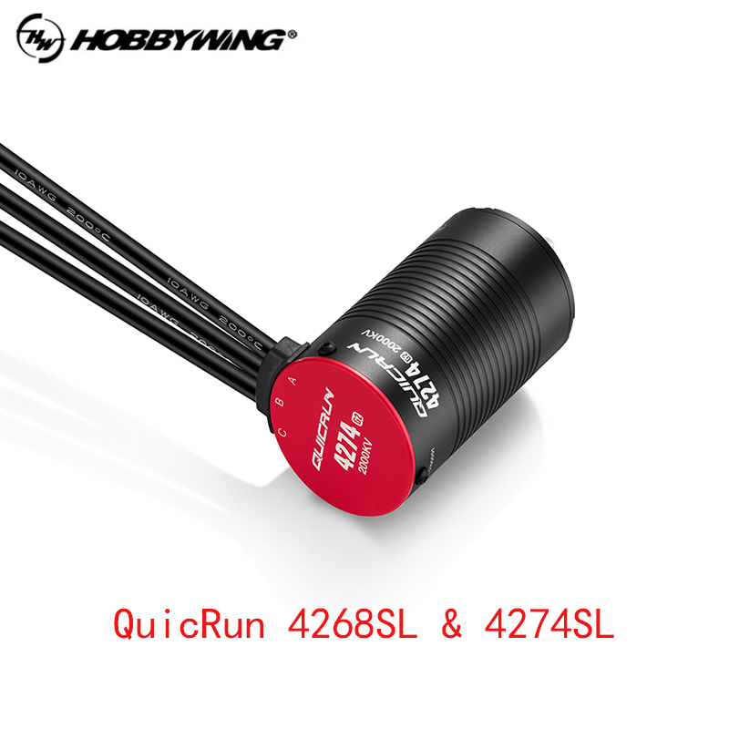 Rc Hobby Grade Plane - Hobbywing-quicrunブラシレスモーター,1:8 rcカー,オフロード車,4274sl,g2,2000kv,4268sl,g2,2600kv,4268sl,g2,新品