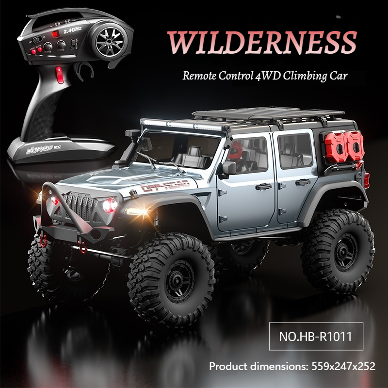 Rc Hobby Pro - HB 1/10 4WD R1011 新型アップグレード ラングラー
