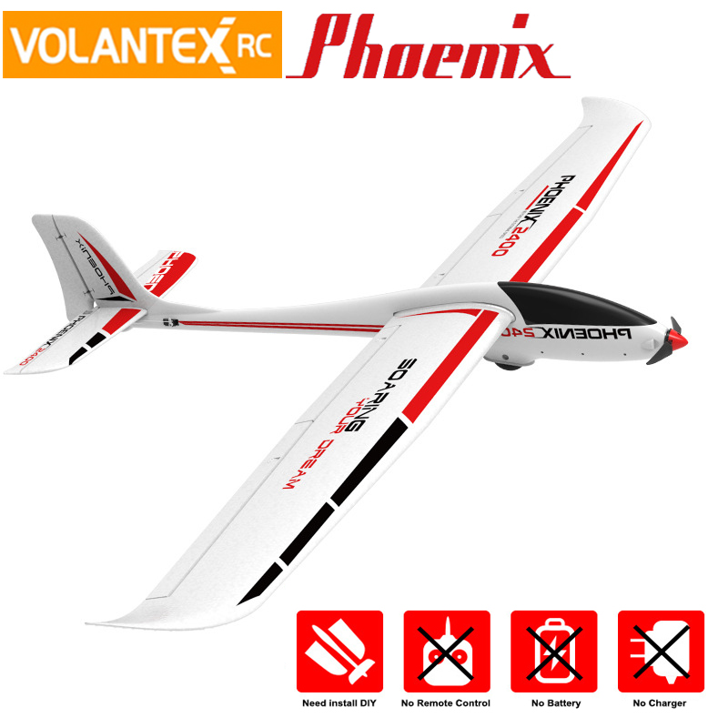 Volantex-グライダー飛行機モデル,phenix 75 - Rc Hobby Grade Plane のレビューと価格