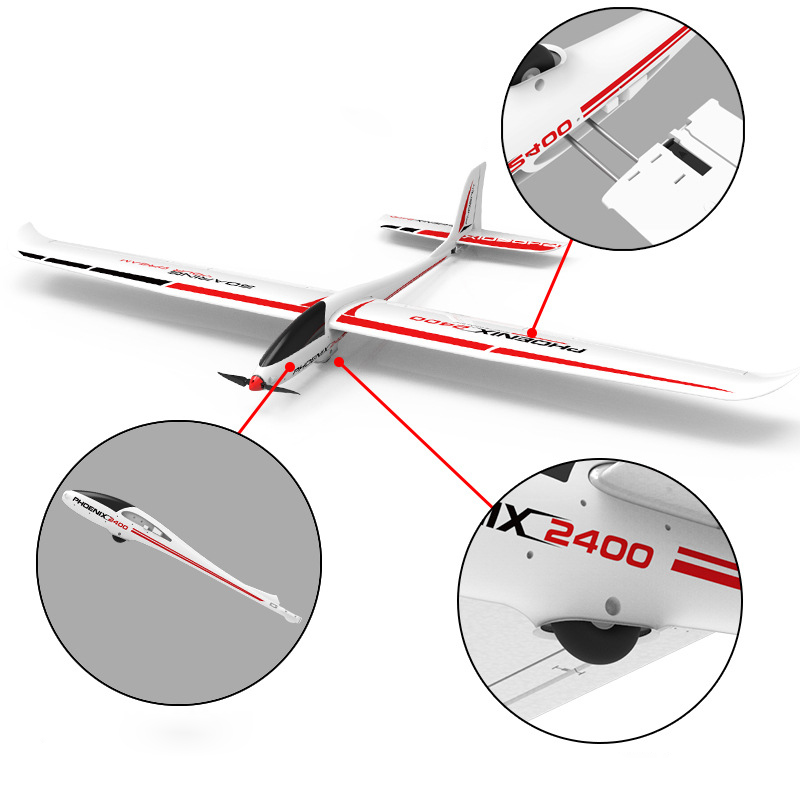 Volantex-グライダー飛行機モデル,phenix 75 - Rc Hobby Grade Plane のレビューと価格