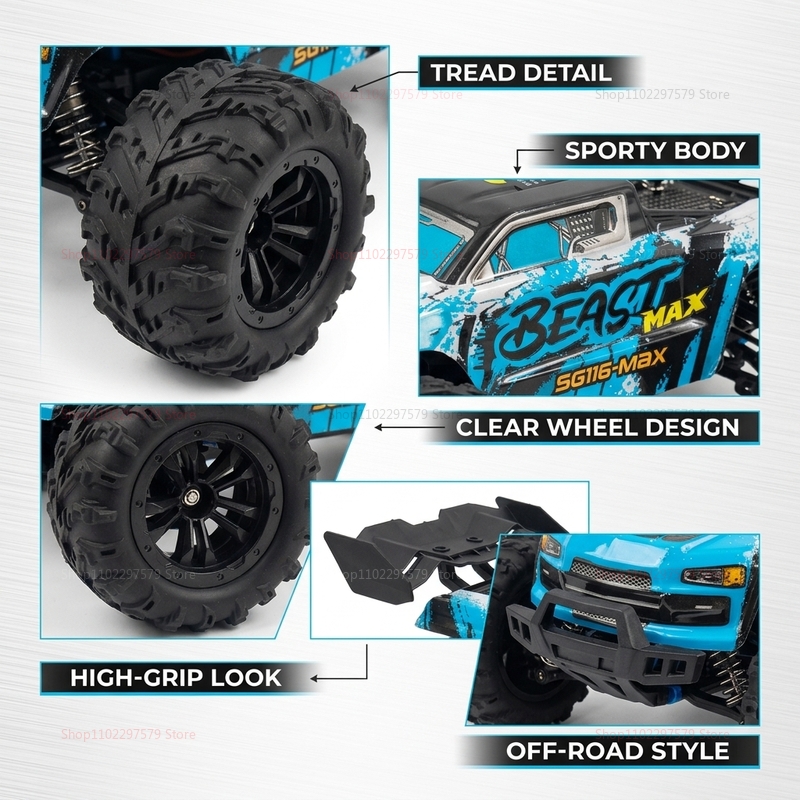 SG116‑MAX/PRO 4WD リモートコントロールオフ - Rc Hobby Pro のレビューと価格