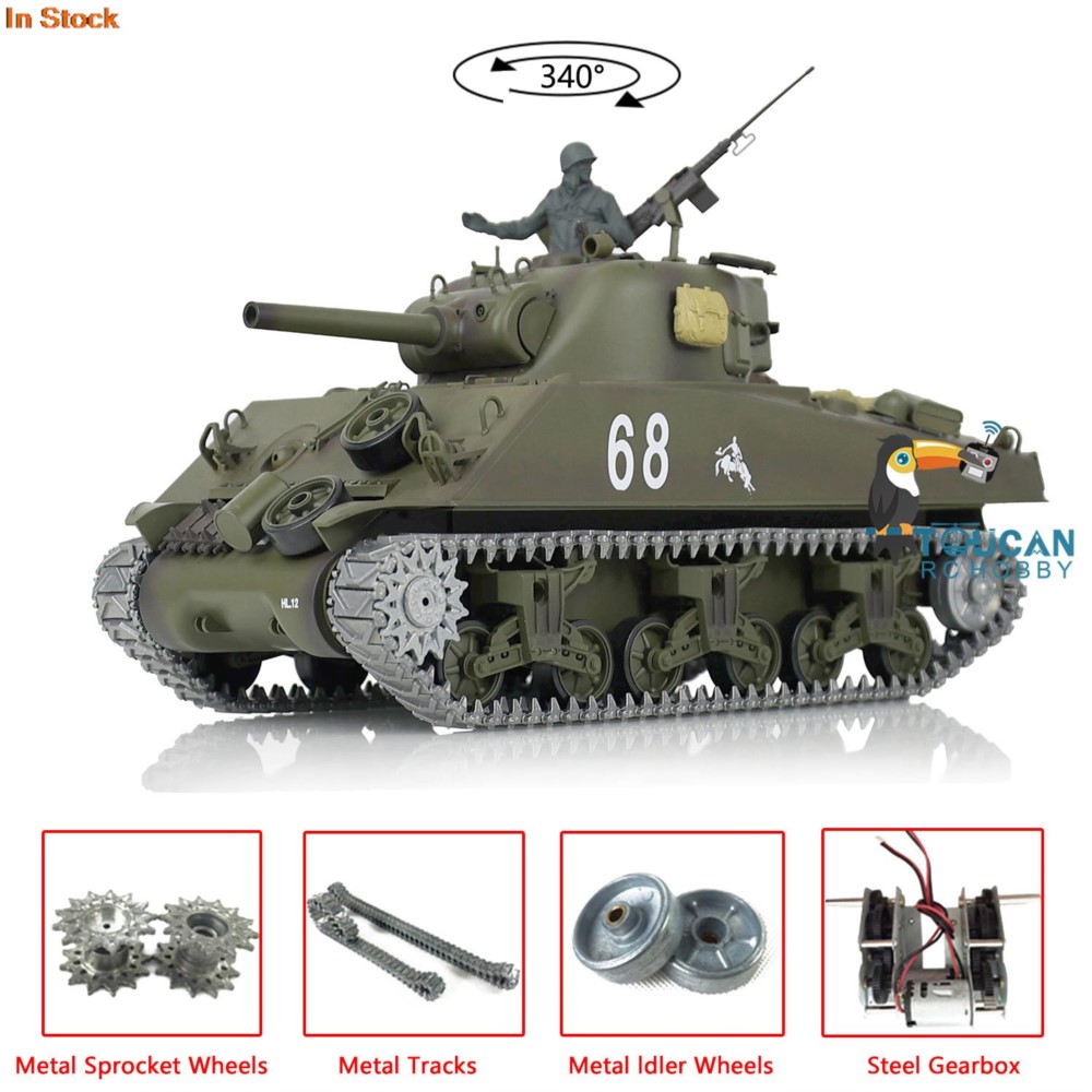 米国販売 2.4G ヘンロン 1/16スケール 7.0アップ - Rc Hobby Track のレビューと価格