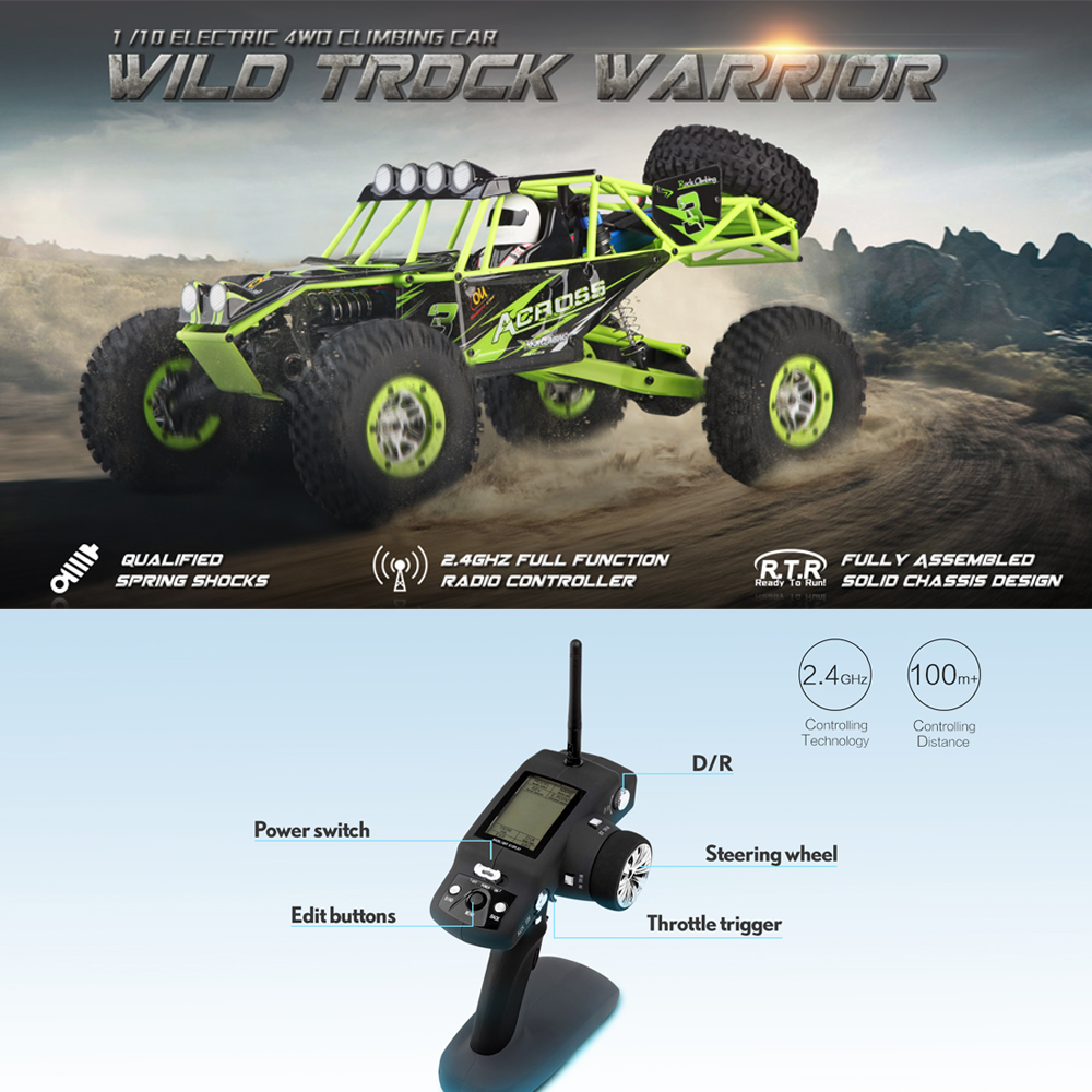 子供のおもちゃホット WLtoys 10428 RC カー  - Rc Hobby Track のレビューと価格