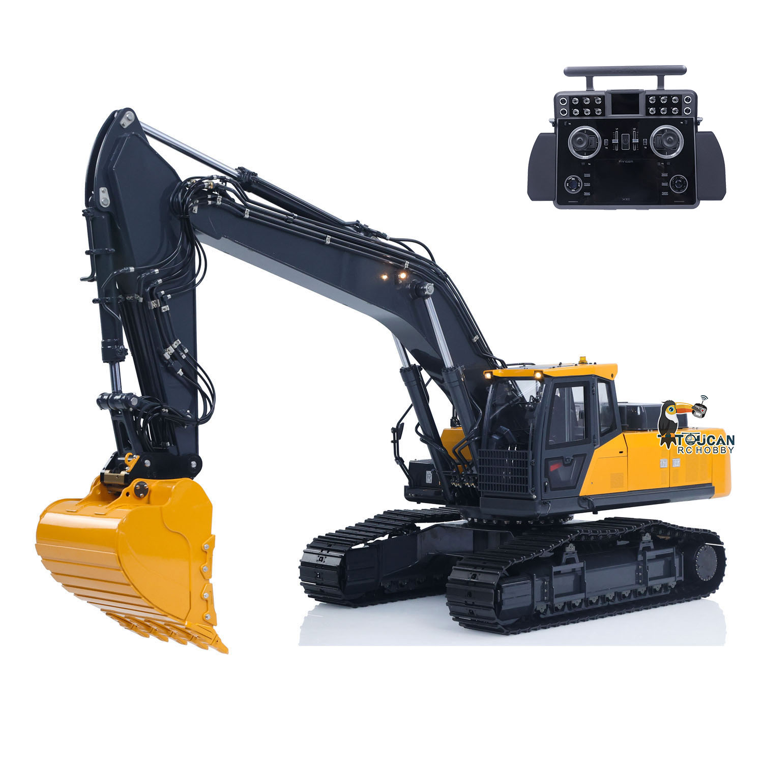 1/14 メタル E400 SFROG ラジコン油圧ショベル - Rc Hobby Pro のレビューと価格