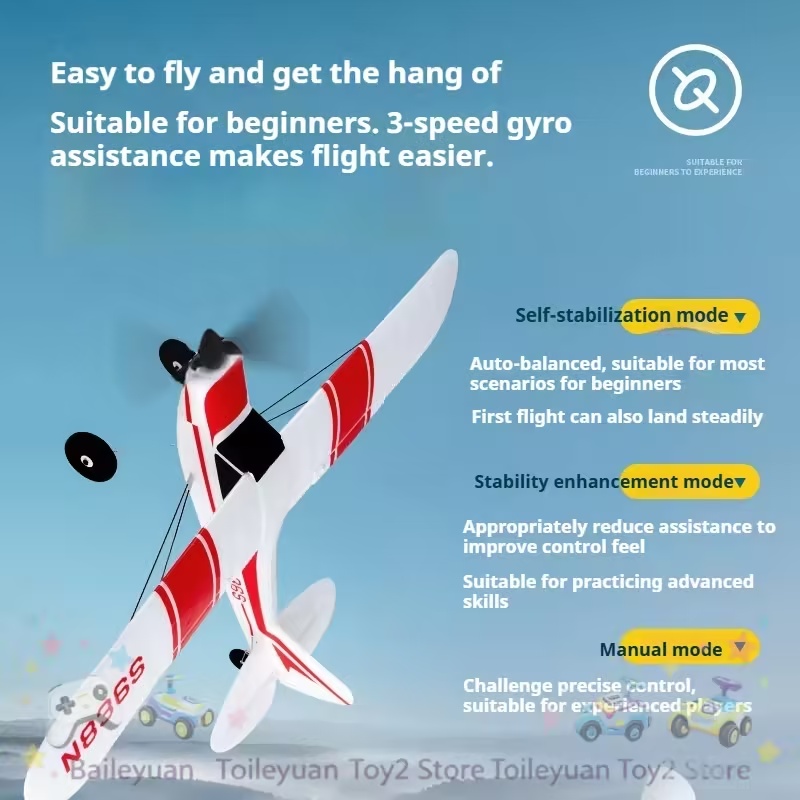 新しいブルーアローRC飛行機PA-18、翼幅500mm、電動 - Rc Hobby Experts のレビューと価格