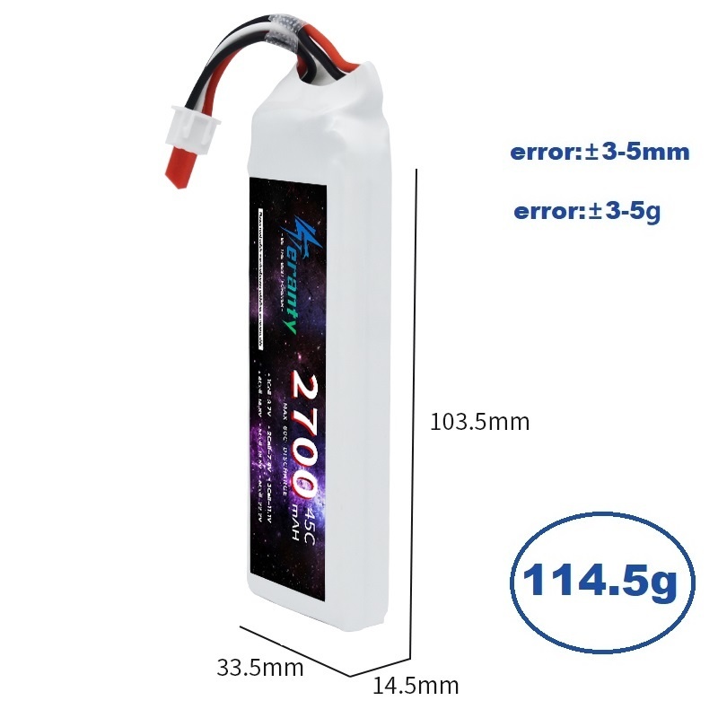 Tプラグ付きLiPoバッテリー、rc、fpv、飛行機、ヘリコ - Rc Hobby Models のレビューと価格