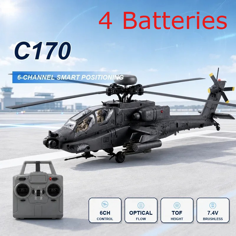 RC時代 C170 Apache ブラシレスRCスタントヘリ - Rc Hobby Experts のレビューと価格