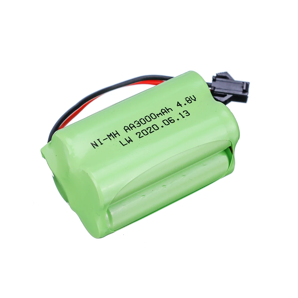 4.8V 3000mAh充電式バッテリーと充電器、RCボート - Rc Hobby Models のレビューと価格